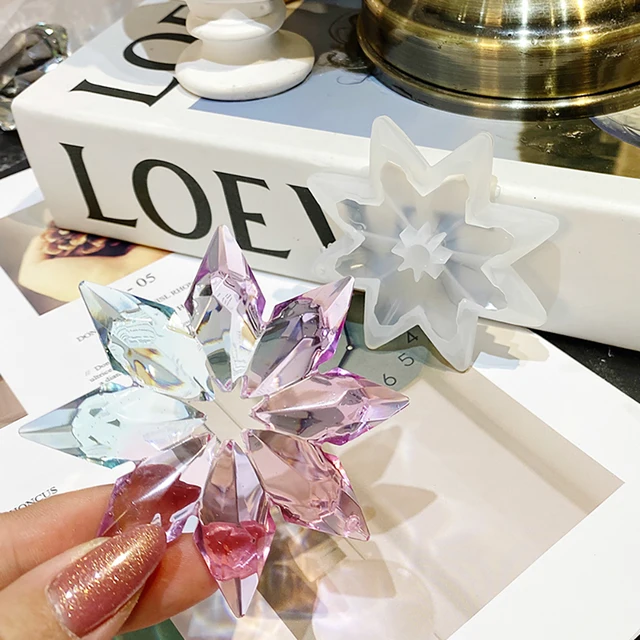 Stampi In Silicone Per Resina Natalizia - 4 Pezzi Con Foro Per Appendere, Per Ciondoli Fai Da Te - Foto 6