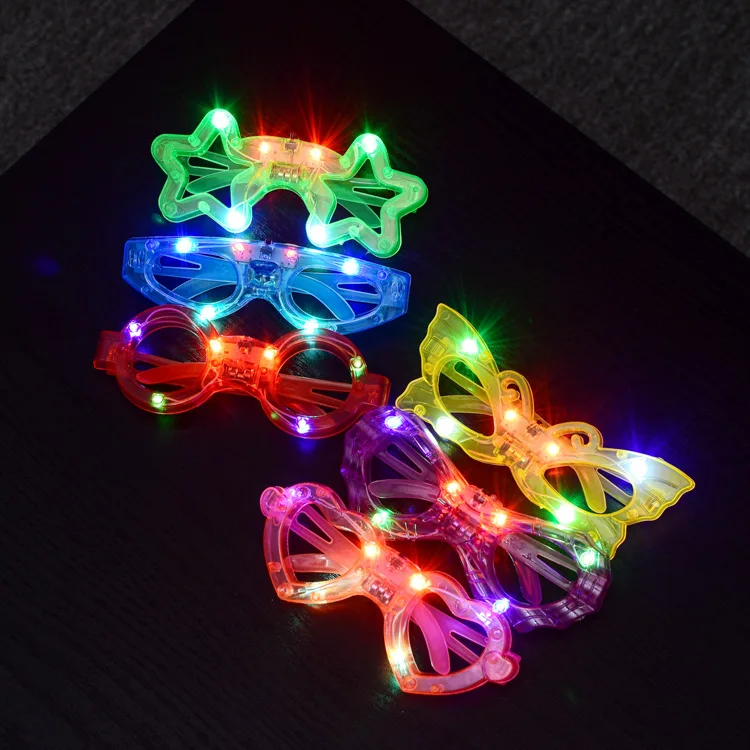 

LED Glasses Flash Luminous Blind Eyewear Light Eye Mask Blinking Glowing Glasses Wedding Carnival Dance Bar Party Christmas Toy