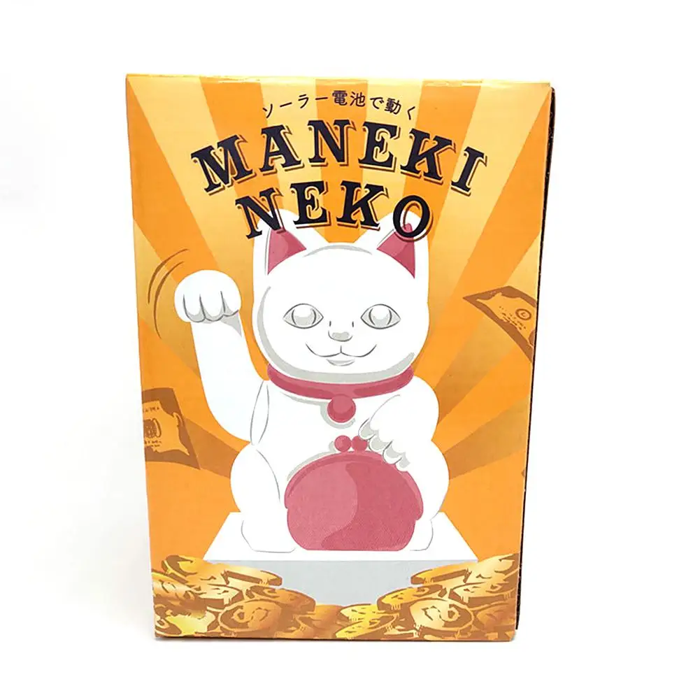 Украшение интерьера автомобиля Lucky Cat, солнечная качающаяся кукла для дома, автомобиля, отеля, офиса, Декор, рукоделие, качающаяся голова, игрушки, автомобильные аксессуары