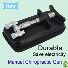 

Manual Chiropractic Adjusting Tool Spine Correction Gun Relax Neck Chiropractic Instrument With Adjustable Head Back Massage Gun