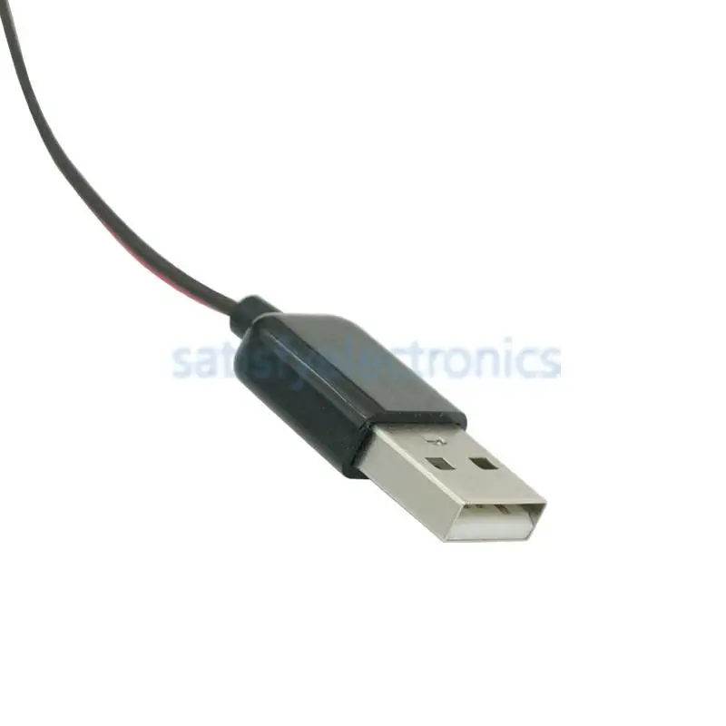 Крокодил тестовые зажимы зажим для USB разъем питания Кабель-адаптер 75 см