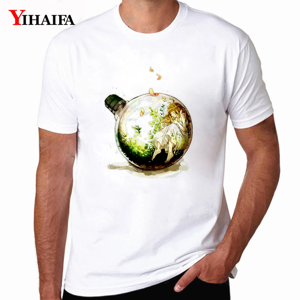 

3D Printed Mens T-Shirt Creative Cartoon Light Bulb Graphics Tees Short Sleeve Tops Summer T Shirts Harajuku Tee Men Clothing