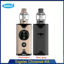 Зазор, комплект для вейпа Sigelei Chronus, питание от аккумулятора 18650, с 510 интерфейсами, тип, комплект для электронных сигарет