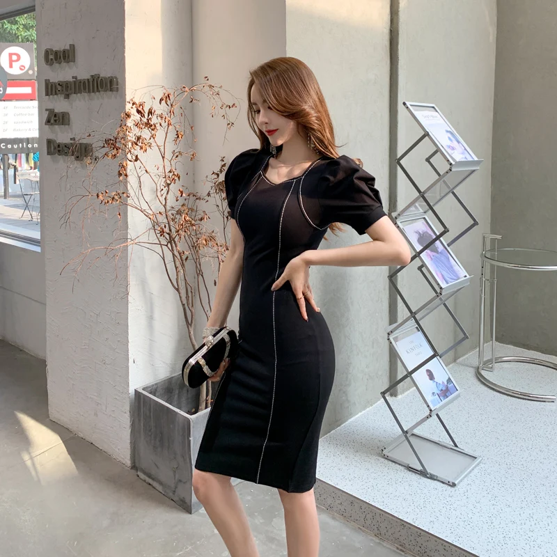 caris black long sleeve lace bodycon dress CUPSHE Women's Soild Black Long Sleeve Bodycon Lace Trim V Neck Dress