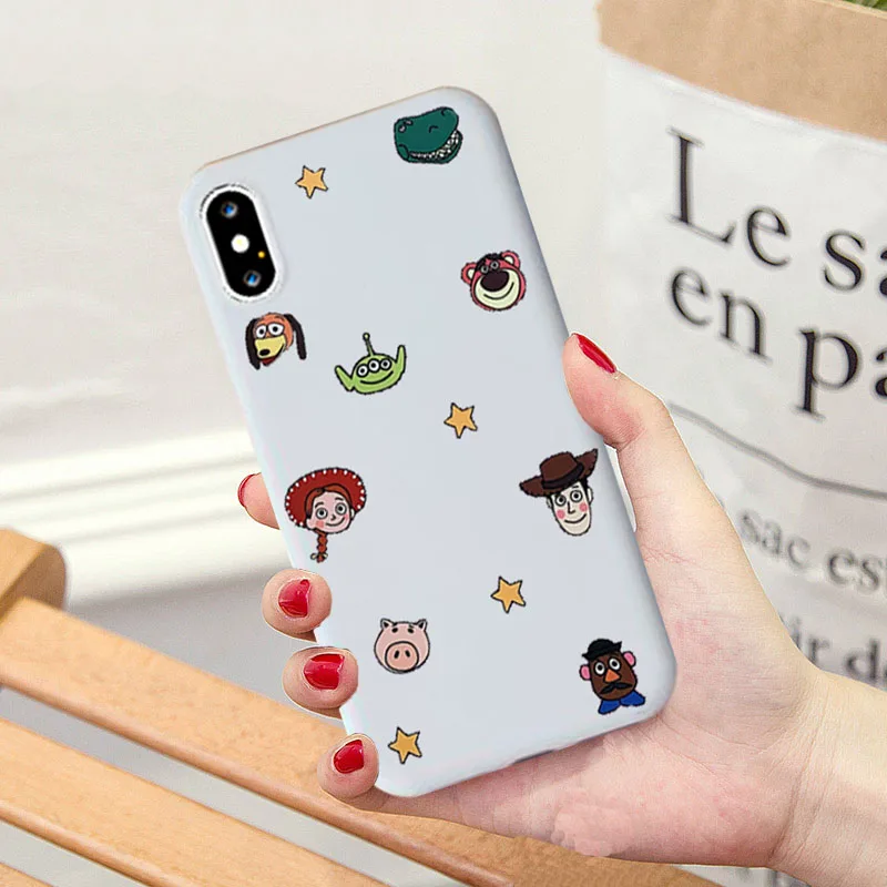 История игрушек мультфильма чехол для телефона для IPhone 11 Pro Max X XR XS Max матовый анти-капля чехол для телефона для IPhone 7 8 6 6s Plus прозрачный чехол