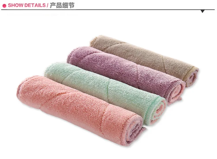 Dishcloth Water-Absorbing Not Shed Thick Cleaning cloth Kitchen Cleaning Cloth Oil-free Dish Towel Wipe Table Cloth Wholesale