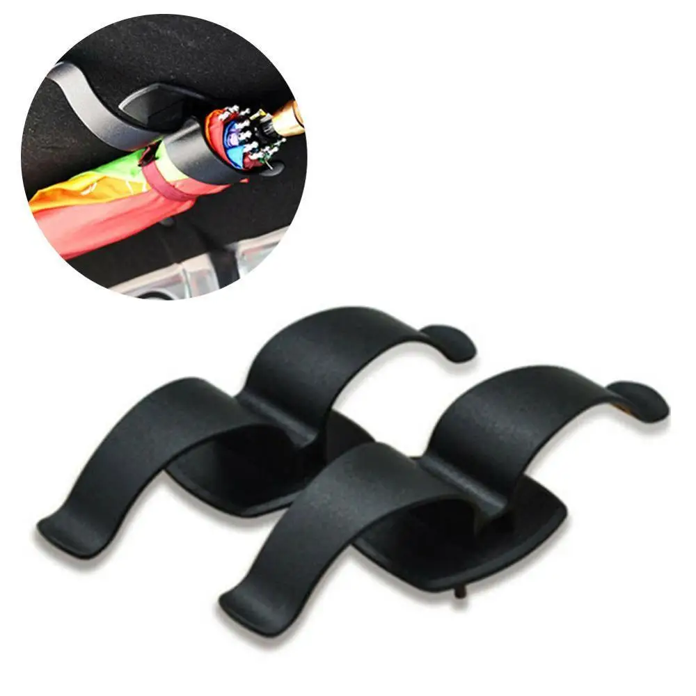 

2PCS Home Car Umbrella Hook Holder Hanger Auto Seat Clip Rack Organizer Kit Umbrella Mount
