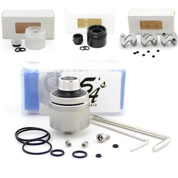 

SXK Style 5A Basic 2.0 RDA MTL DL 22mm Top Airflow 316L Stainless Steel Vape Tank with BF Pin Bottom Feed DIY Atomizer