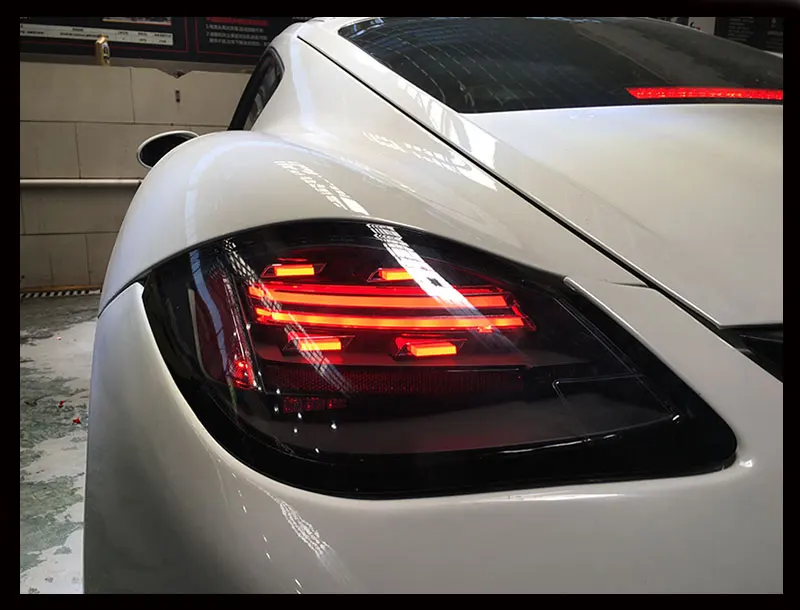 2 шт. автомобильные аксессуары для Porsche 987 2 задний светильник s 2009-2012 для 987 2 светодиодный задний фонарь+ сигнал поворота+ тормоз+ задний светодиодный светильник