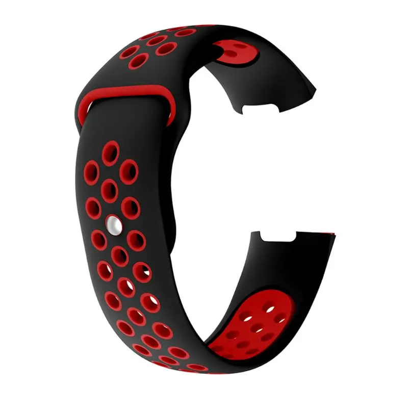 Двухцветные силиконовые часы ремешок для Fitbit Charge 3 Сменный ремень браслет Смарт-часы аксессуары