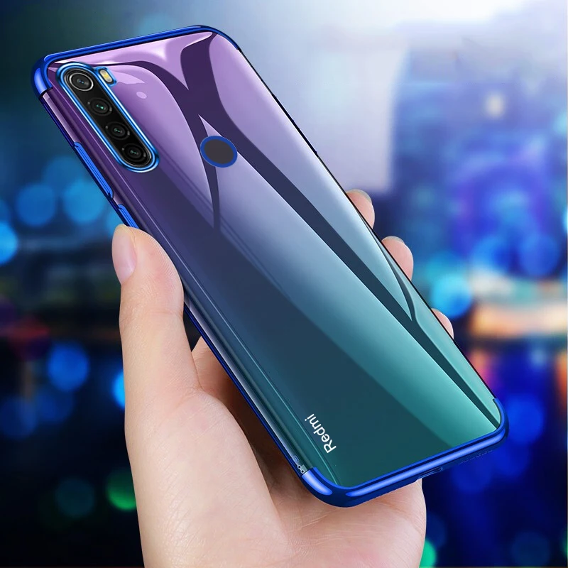 Transparent Case For Xiaomi Redmi Note 8T Case Soft Cover Shockproof Phone Case For Redmi Note 1