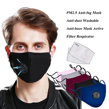 

Mouth Face Mask PM2.5 Anti /Anti Dust Mouth Mask Respirator Mascaras With Carbon Filter Respirator Cotton Mask Dropping