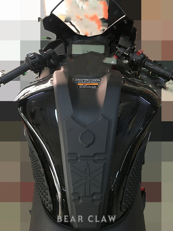 Для Yamaha R15 универсальная защитная накладка на бак мотоцикла боковая наклейка "кость" наклейка газ Топливо колено сцепление тяга