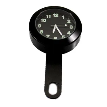 

Motorcycle ATV Timetable Handlebar Clock Watch Black 6mm Waterproof Universal Material: High Quality Billet Aluminum
