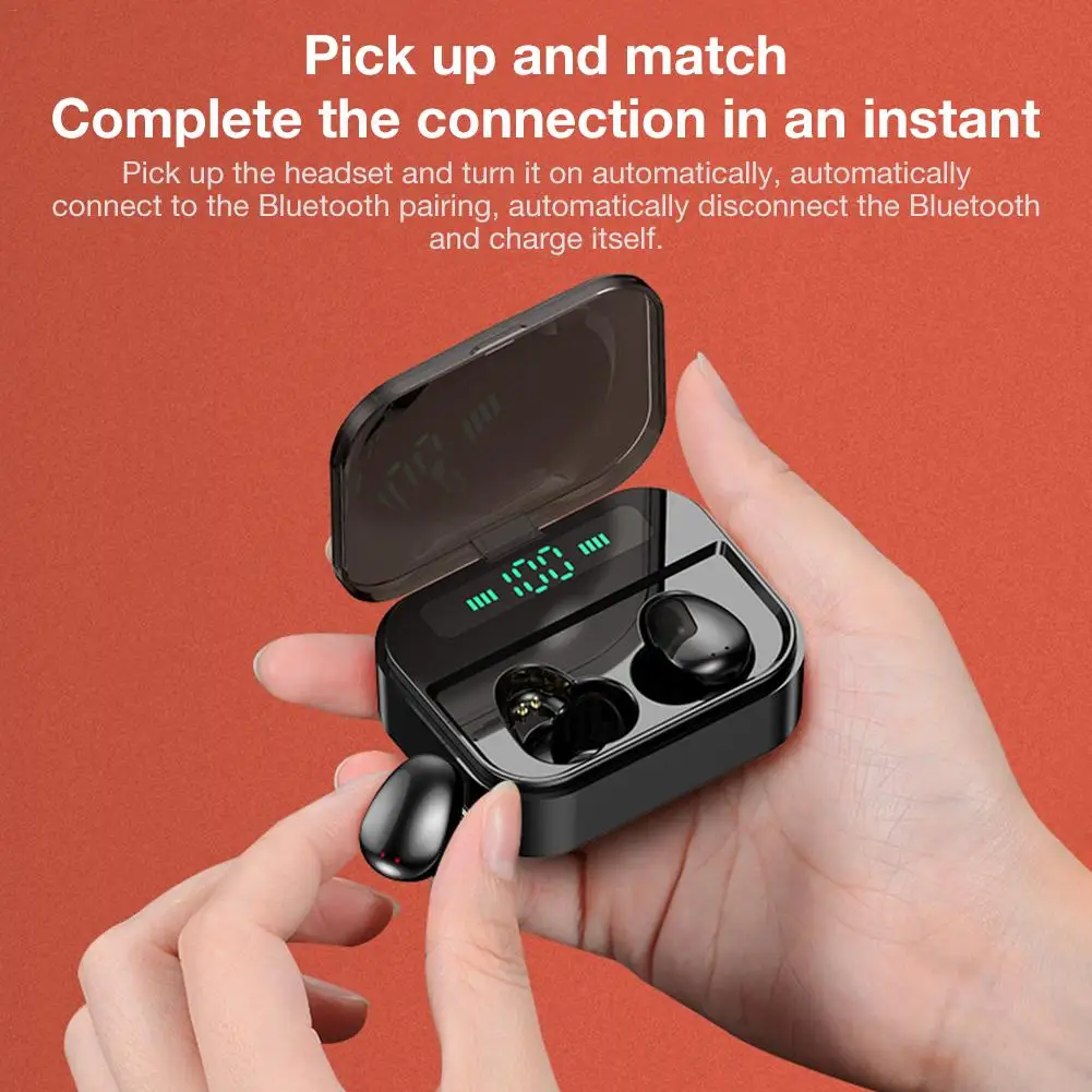 

Touch TWS True Wireless Earbuds Bluetooth Earphones Mini TWS Waterproof Headfrees With 3600mAh Power Bank For All Phone