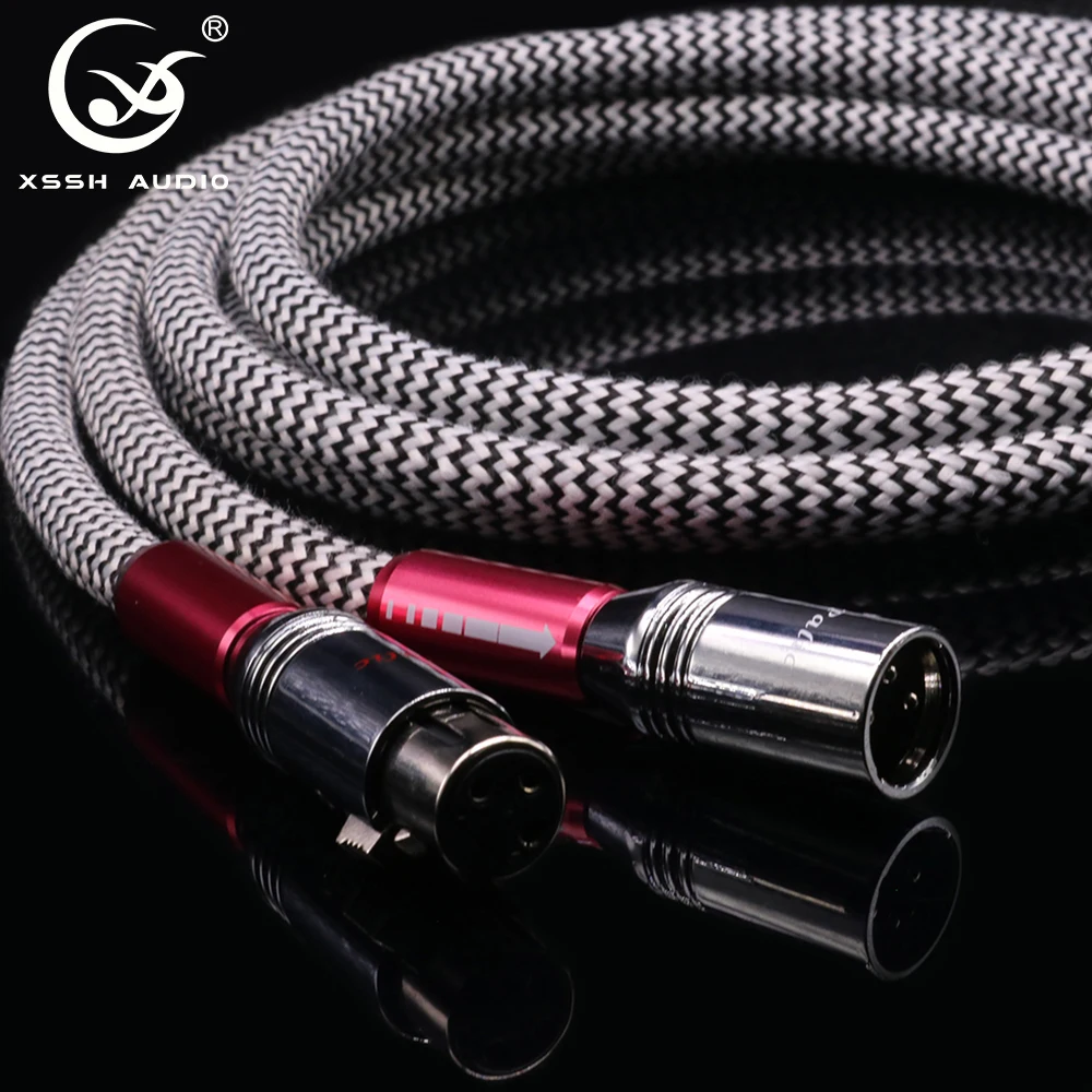 Hi End Yivo Xssh Hifi 2 Core Ofc Rame Argento Ofc Occ 2Rca A 2Rca Jack Signal Line Aux Cd Amplificatore Collegamento Cavo Audio Rca