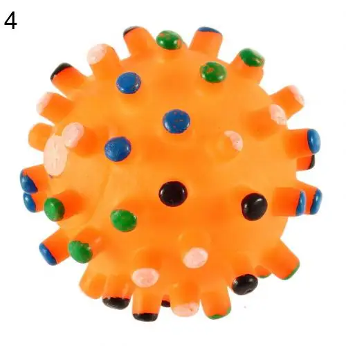 Random Color Ball Питомец жевательная игрушка-пищалка для щенков скрипучий плюшевый звук поросенок слон утка мяч собака животные звуковые игрушки - Цвет: Random Color Ball