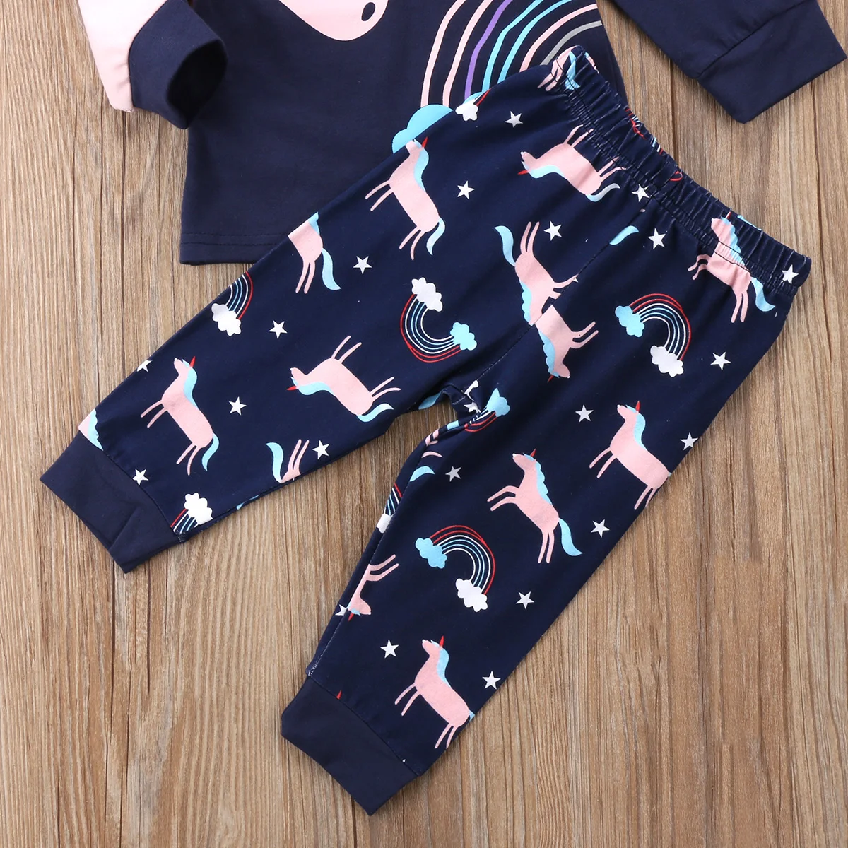 Новинка года; комплект одежды для маленьких девочек; Топ и штаны; Пижама домашняя одежда; комплект из 2 предметов; одежда для сна с милыми животными Одежда для мальчиков