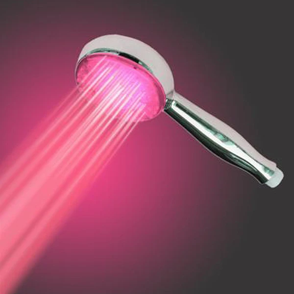 Новый дизайн нержавеющая сталь изменение цвета светодиодный светильник круглый водяной Душ