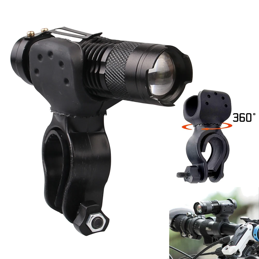

Bicycle Clip Flash Light 3 Mode Bike LED Cycling Front Light Bike Lights Lamp Torch Flashlight Metal Bicycle Accessories S20