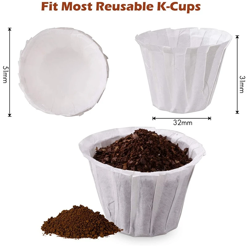 200 Pcs Filtres à Café En Papiers De Filtre à Café | WhichOne