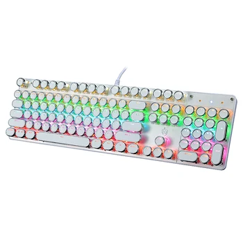 

Backlight Effect Wired Mechanical Keyboard with 104 Keys Keyboard for Laptop/PC with OUTEMU Blue Switches