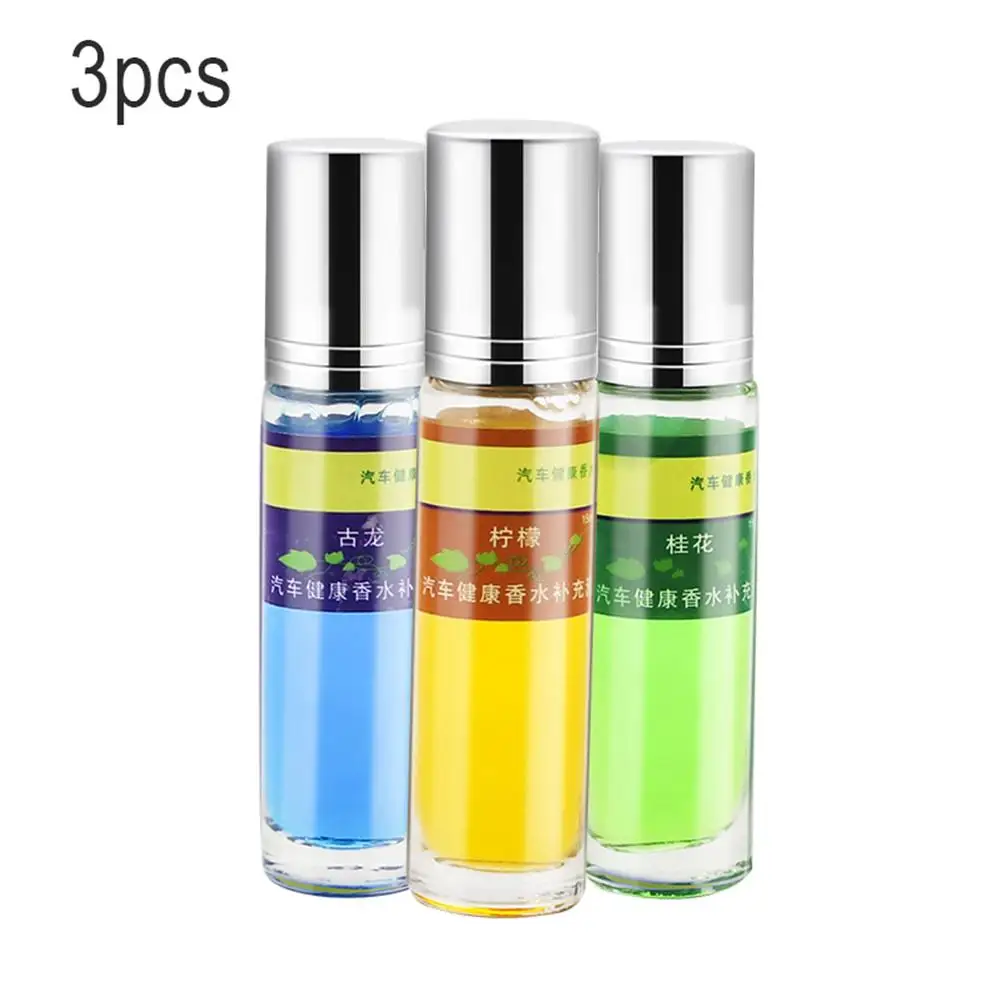 

3pcs / Set Car Perfume Essential Oil Replenishment Spice Plant Aromatherapy Oil Natural Plant Essence Car Outlet Perfume