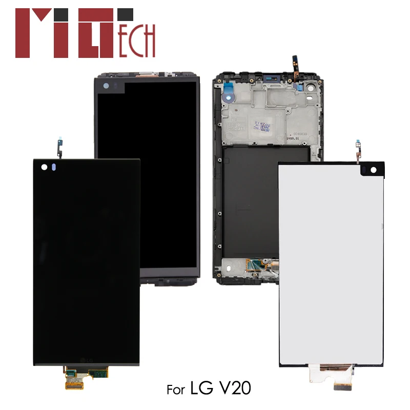 

LCD Display For LG V20 H910 H918 H990 VS995 VS996 Touch Screen Digitizer Assembly Replacement Black No/with Frame 5.7 inch
