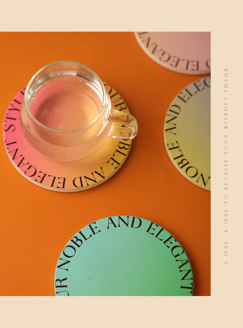 Lot De 6 Tapis De Cuisine Isolants Thermiques, Dessous De Verre