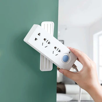 

Plug-In Holder Wall Hanging Strong Paste Patch Panel Hook Household Free Punch Socket Wall Hook