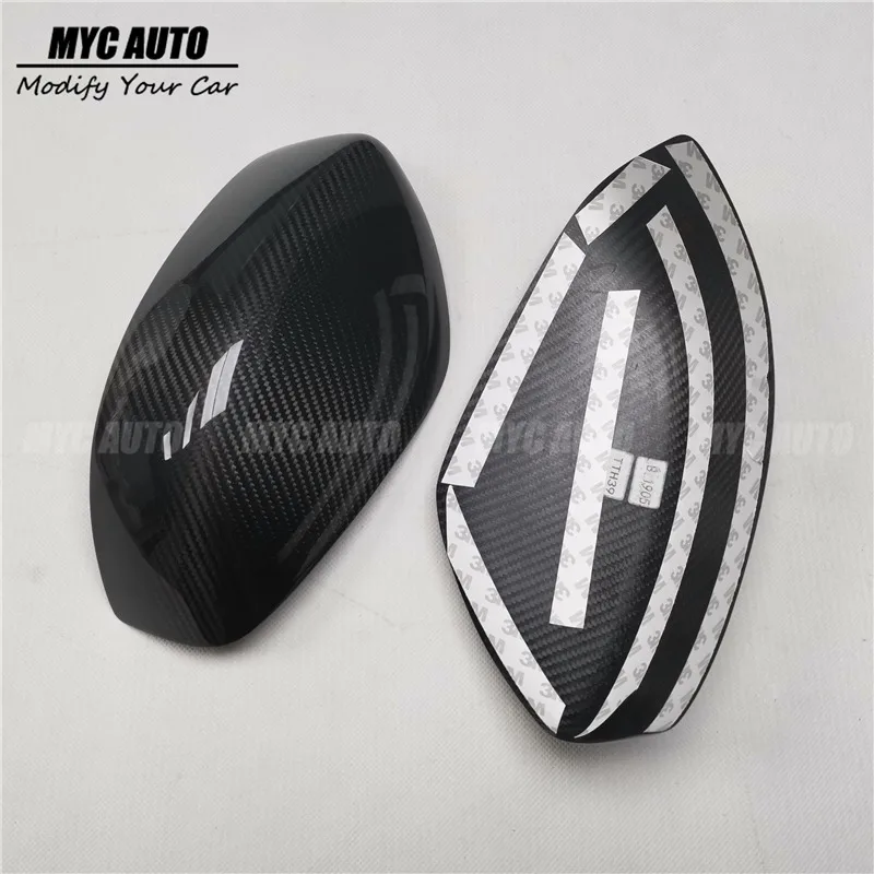 Для 08 15 Infiniti G37 G25 Q40 Q60 Real Dry Carbon Fiber крышка зеркала заднего вида Full Mirror Add On|Зеркала и