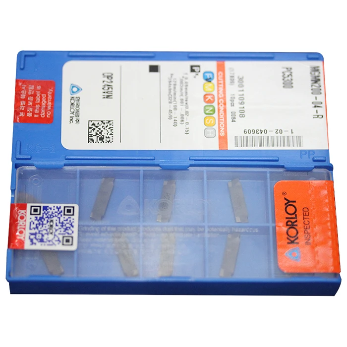 GenuineOriginal Корея KORLOY MGMN200-02L PC5300 MGMN200-02-R PC5300 MGMN200-04-R PC5300(10 шт./лот) резец для внутренней обточки вставки
