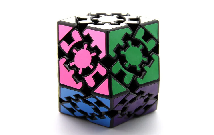 Синий двенадцати ромбовидный зубчатый Кубик Рубика черно-белый с узором 12 ромбовидный особой формы творческая игра только Рубика