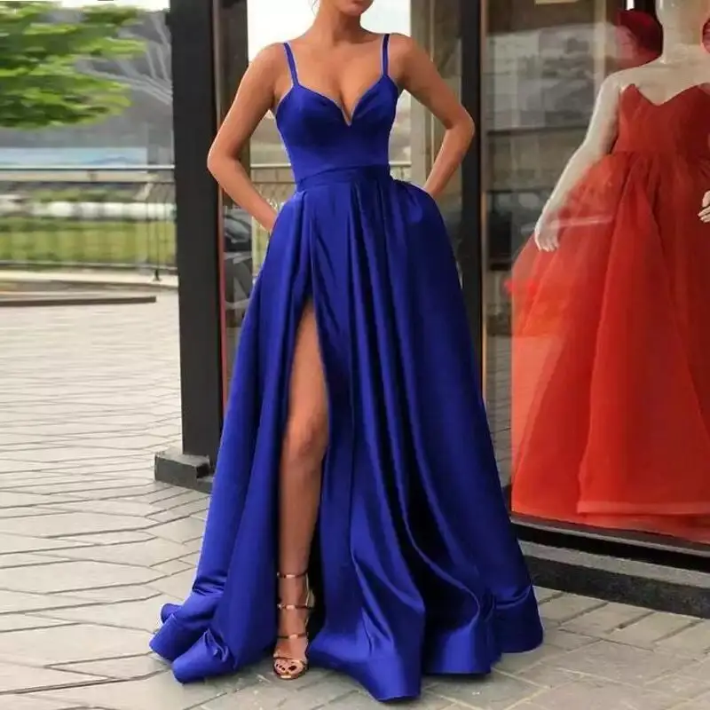 Elegant-New-A-Line-Evening-Prom-dresses-Long-with-Pockets-Deep-V-Neck-Vestidos-de-fiesta (2)