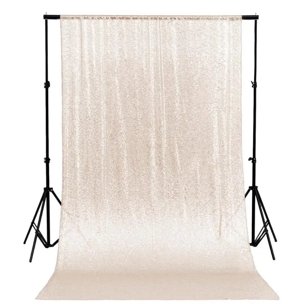 

Shinybauty 7X5FT Ivory Color Wedding Backdrop Decoration Wedding Stage Background Anniversaire Adulte-M190812