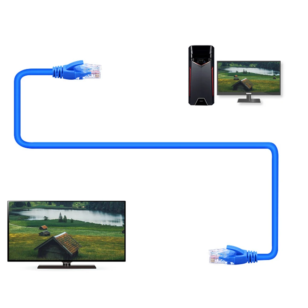 2 шт Мини HD 1080P 30 м усилитель сигнала HDMI удлинитель сети Ethernet адаптер