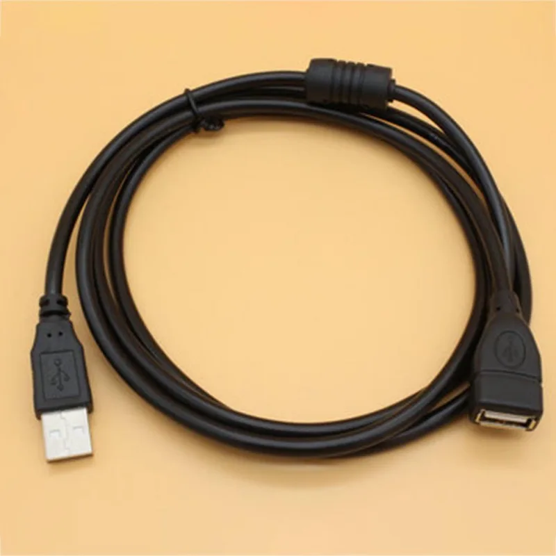Удлинительный Кабель USB 2,0 A «папа» на «мама», кабель для синхронизации данных, Удлинительный провод 1,5 м/футов