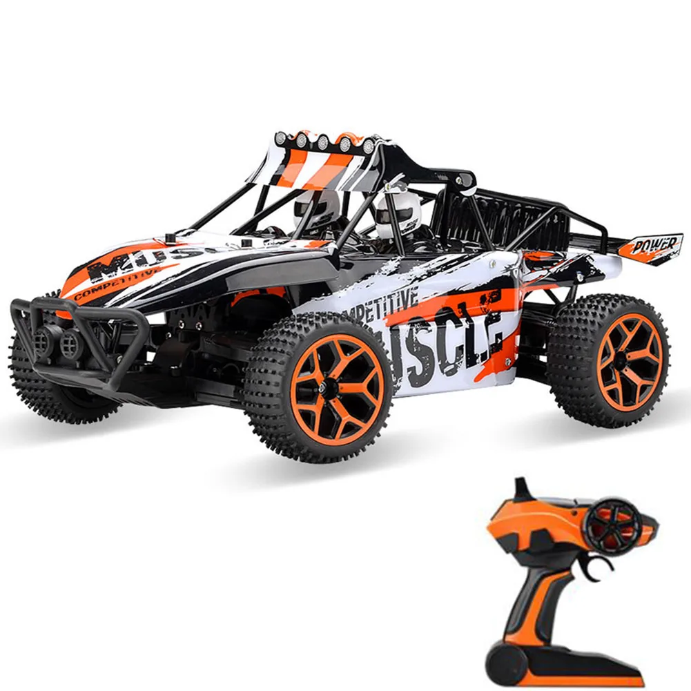 

1:18 Scale High Speed Remote Control RC Car Kids Toy Electric Vehicle Rechargeable Buggy Radio Controlled Racing Truck Off Road