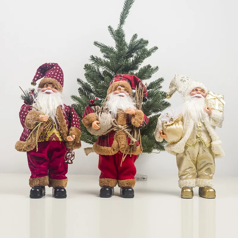 2019 New Christmas decoration Charm Father Christmas Christmas gift Ornament Display prop Santa Claus Festival celebration FD122 (7)
