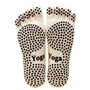 

Men Warm Yoga Gym Non Slip Massage Anti Slip Toe Socks Full Grip Socks Heel Men's sports non-slip socks five finger yoga socks