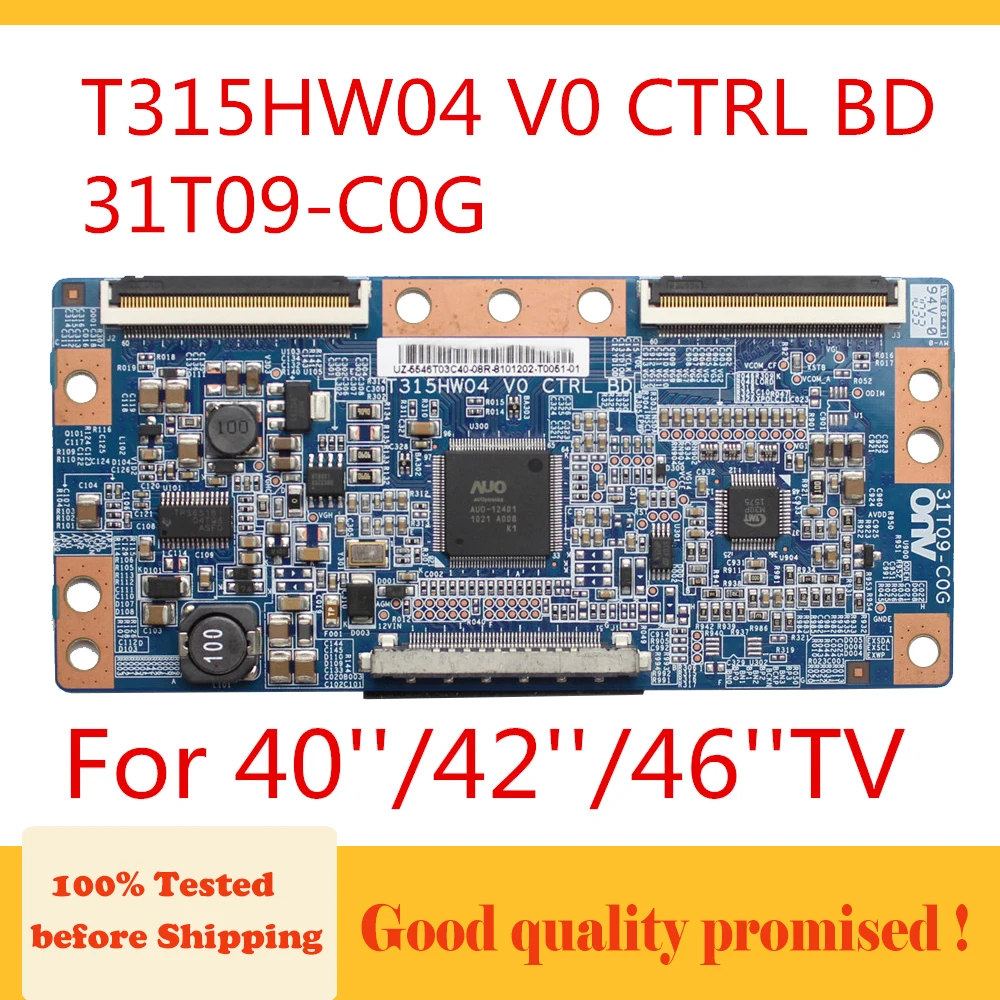 Tcon плата T315HW04 V0 CTRL BD 31T09 C0G для 40 42 46 дюймов ТВ сменная Оригинал Бесплатная