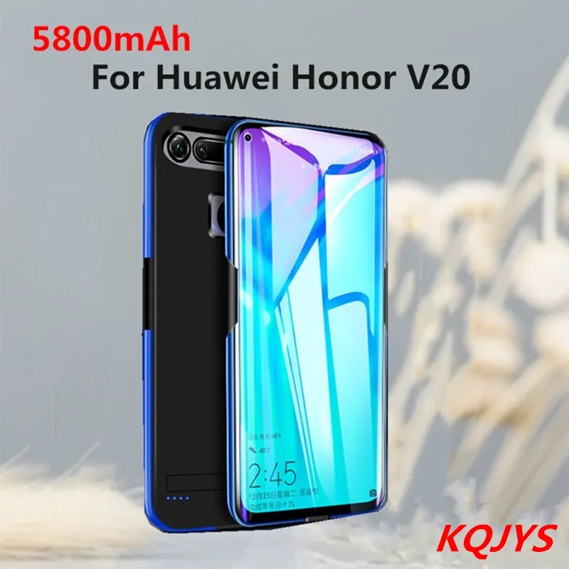 KQJYS 5800 мач чехол для внешнего аккумулятора для huawei Honor V20 портативный внешний аккумулятор