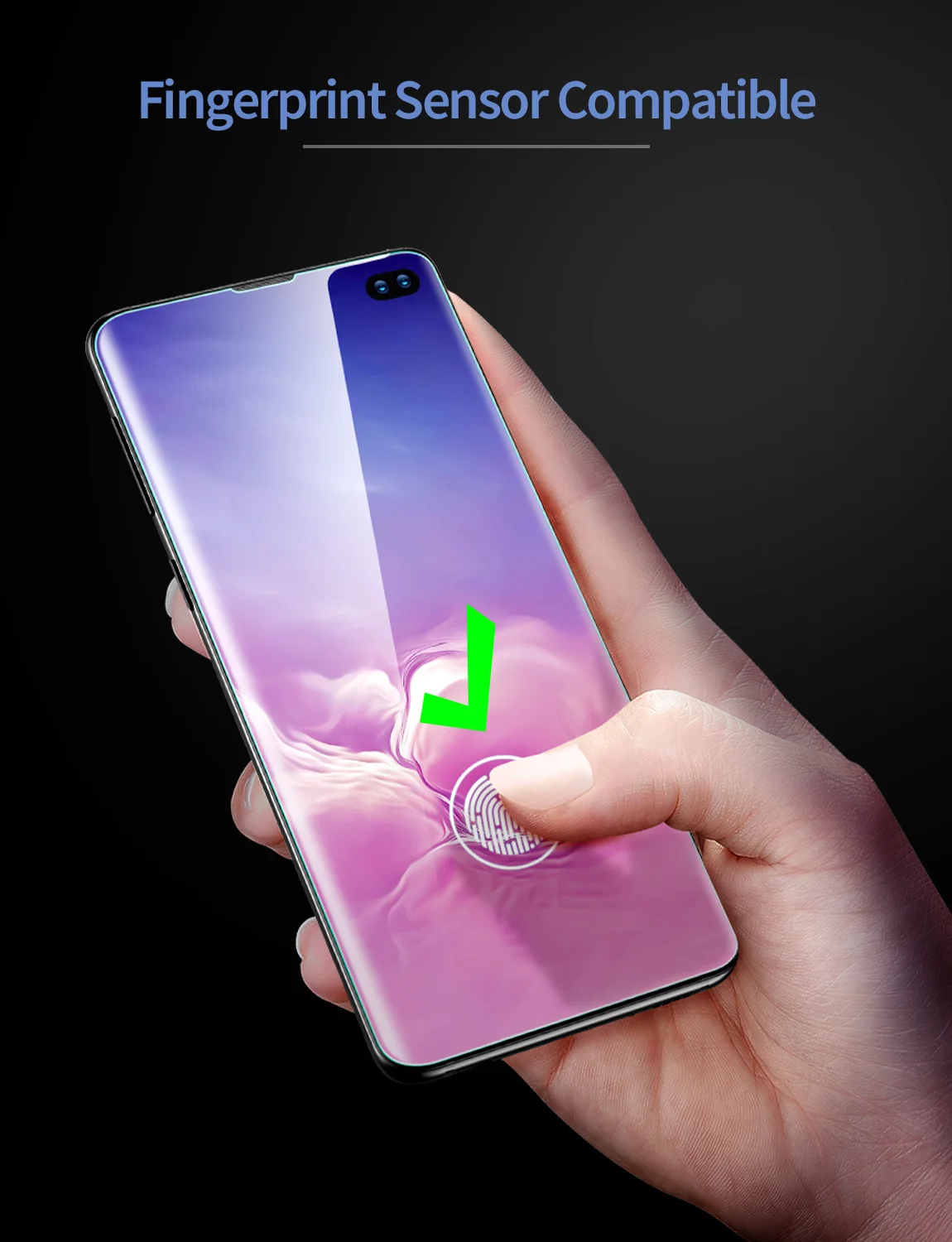 2 шт./лот ESR Защита экрана для Samsung Galaxy S10 полное покрытие мягкая TPU кристально