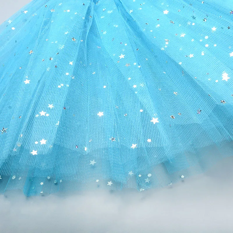 Star Girls Ballet Tutu Kids Birthday Princess Skirt Party Favor Short Dress Skirts  Gift  2-8 Years   Cosplay Halloween