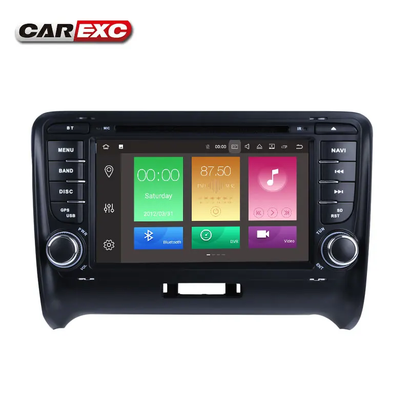 Perfect Android 9.0 Octa Cores Car DVD Player For Audi TT 2006-2012 With Canbus WIFI Radio GPS Bluetooth USB DVD Multimedia DSP Carplay 4