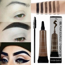 Гель-крем для бровей водостойкий усилитель стойкого оттенка Eye Brow Henna poade Профессиональный краситель для татуажа макияж бровей 6 цветов