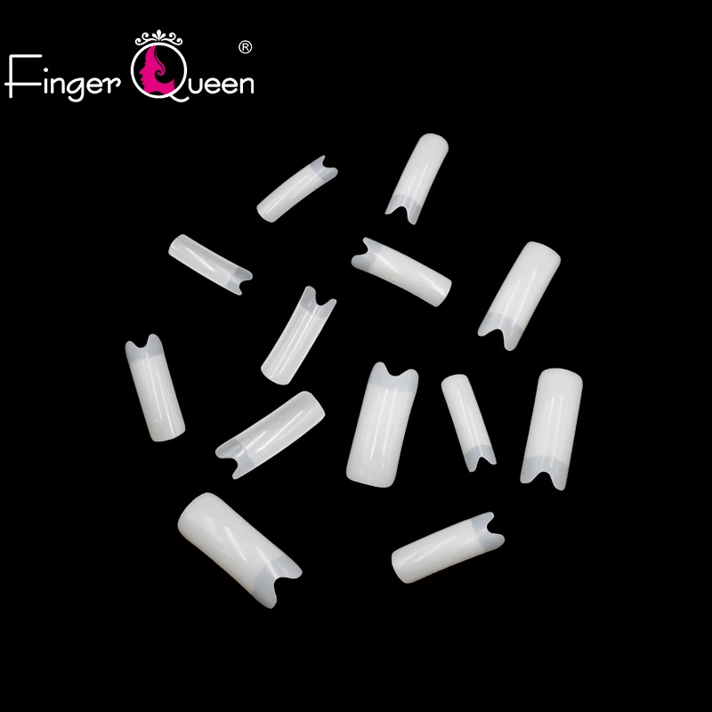 Fingerqueen, 100 шт, модные длинные балерины, Типсы для ногтей, накладные ногти, половинное покрытие, накладные ногти для дизайна ногтей, съемные ногти FQ523