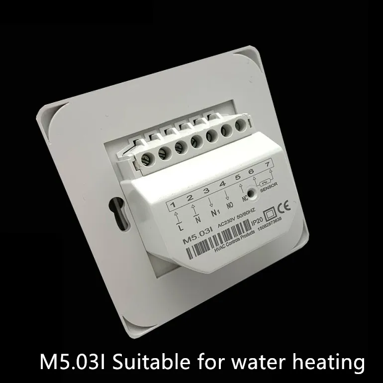 M5.03I Water M5 Лучшая цена тепла Электрический обогрев пола ручной комнатный термостат тапочки с вышитым узором в виде оленей кабель 220V Температура контроллер - Цвет: M5.03I Water