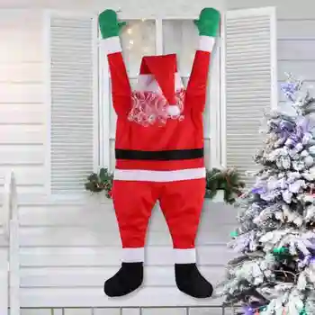 

Climbing Hanging Santa Claus Christmas Outdoor Window Decoration Xmas Props