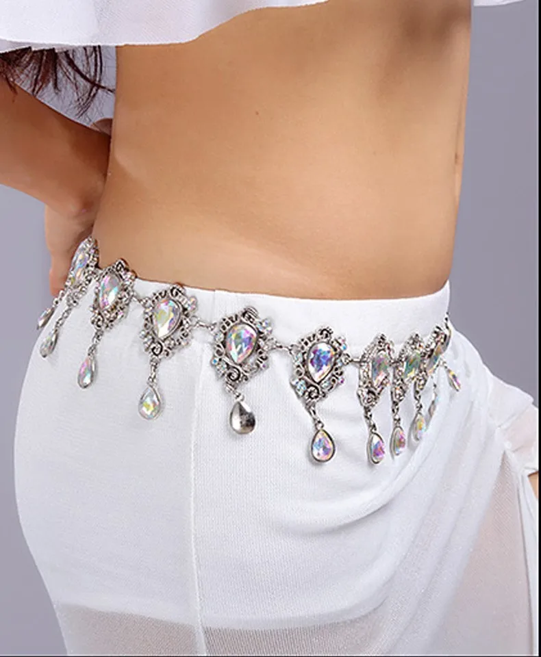 White BellyDance Costume Oriental Suit India Belly Dance Clothing Indian Sexy Dresses For Women Danse Orientale Gypsy Skirt Sari